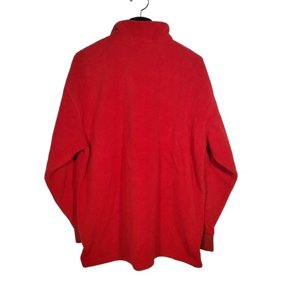 VTG 90s Ralph Lauren Polo Sport USA Plush Sherpa Fleece Pullover Rope Henley - Picture 4 of 7